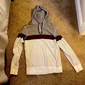 Mens light hooded pullover in great condition
